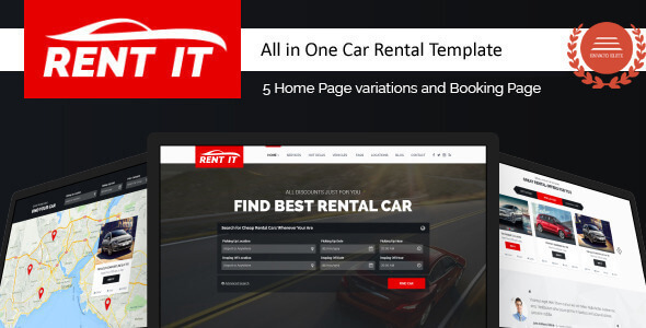 Rentit – Multipurpose Vehicle & Car Rental Booking WordPress Theme