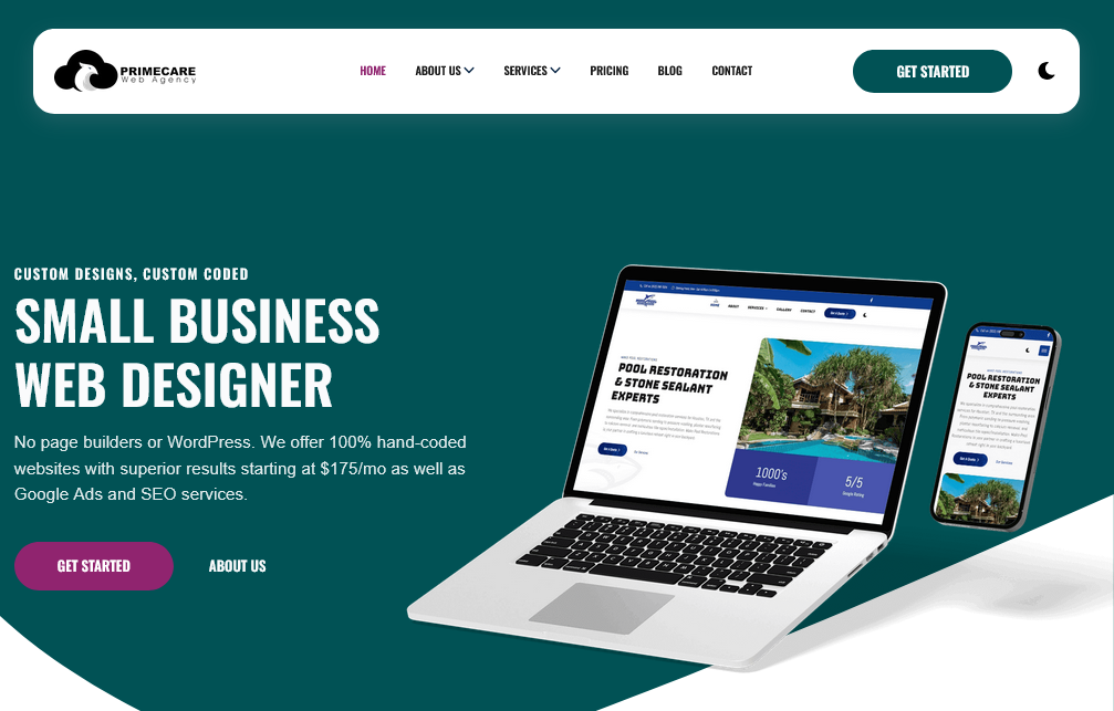 Primecare Design – Small Business Web Designer Agency