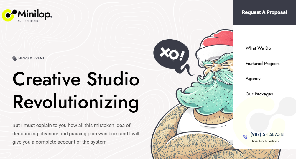 Minilop is a modern, clean, unique, and minimal HTML5 & Bootstrap5 template
