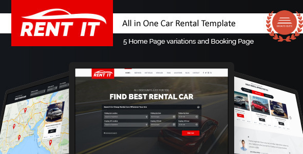 Rentit – Multipurpose Vehicle & Car Rental Booking WordPress Theme